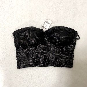 Charlotte Russe black corset